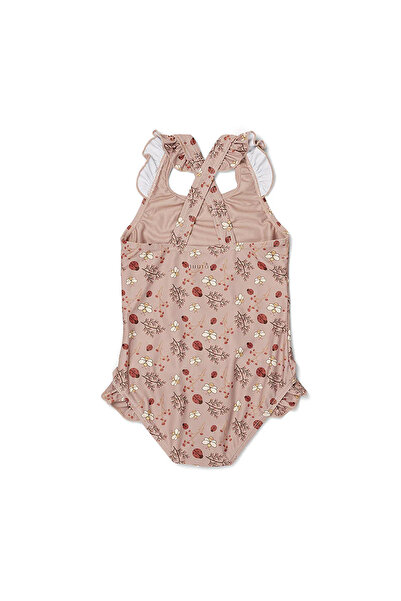 Nuuroo Етнічний купальник для дівчаток - з воланами та захистом від УФ-випром...