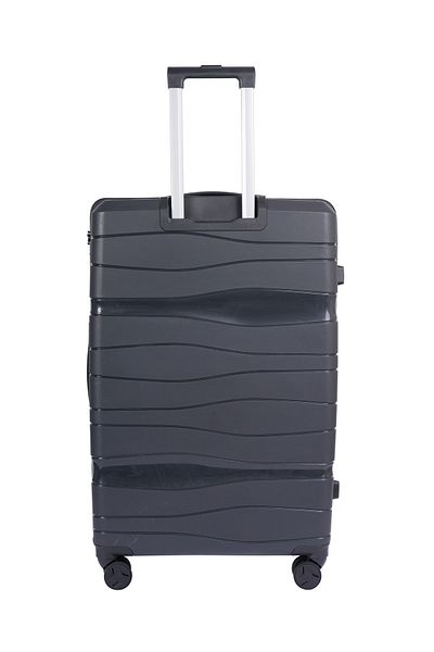 Mnuk Viajero Check-in Luggage | Hardside Trolley | 28 Black