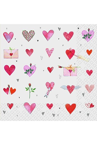 Stewo 3 Kat Desenli Peçete 33x33 Cm