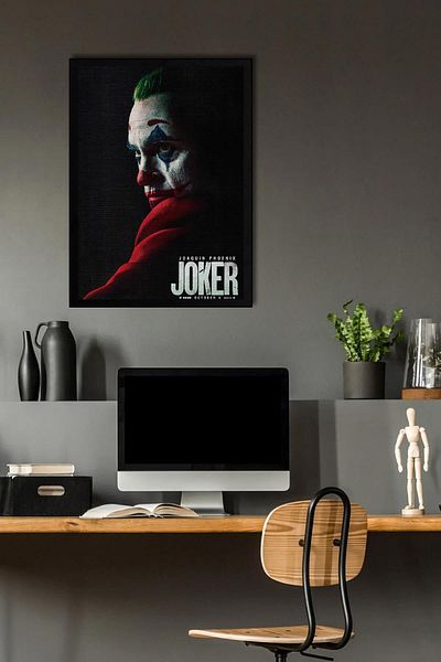 Saturn Pictură înrămată Joker - Pictură poster de film