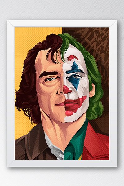 Saturn Pictură înrămată Joker - Pictură poster de film