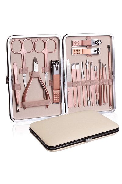 artskin Manicure Pedicure Set with Leather Bag