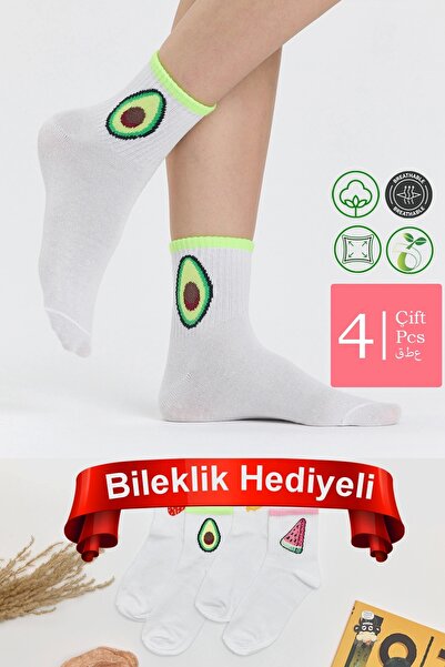 MEINE LIEBE Fruits Set of 4 College Socks