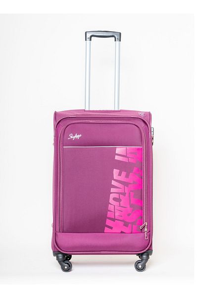 Skybags Rhumba Set Of 3 Luggage, Polyester Soft Sided, 20/24/28 Purple