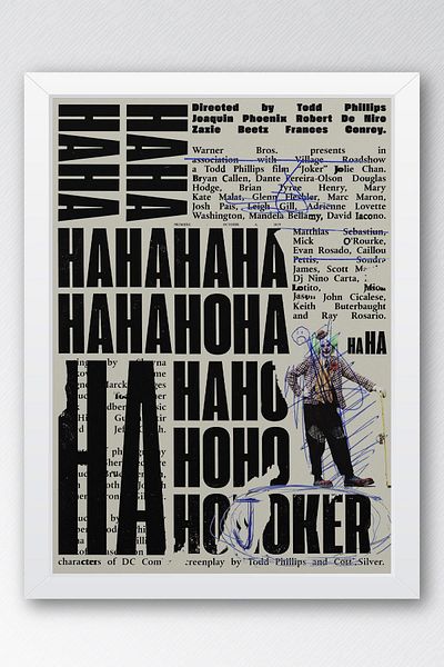 Saturn Ζωγραφική με κορνίζα Joker - Ζωγραφική αφίσας ταινίας