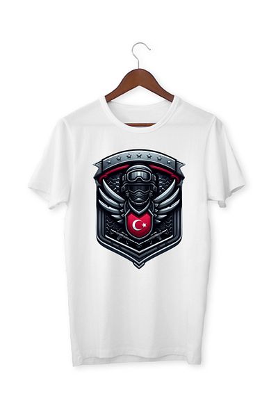 ALPŞAN TİCARET Turkish Flag T-Shirt - Soldier Model, Turkey Vest, Color and Size Options