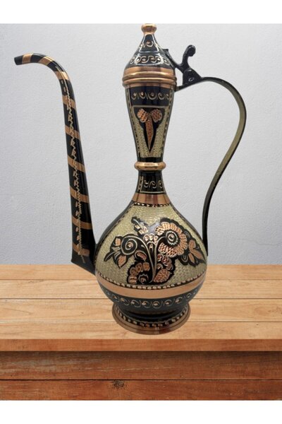 Nira Hediyelik Bakır İbrik İşlemeli Hediyelik No:1 27 Cm