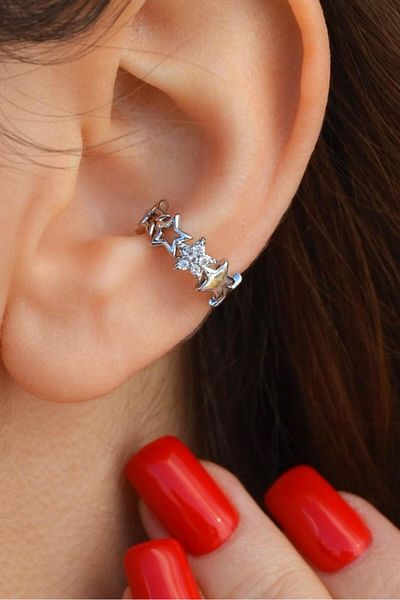 Sacce Scarves&Accessories Starry Row Earcuff - Compression Cartilage Earring