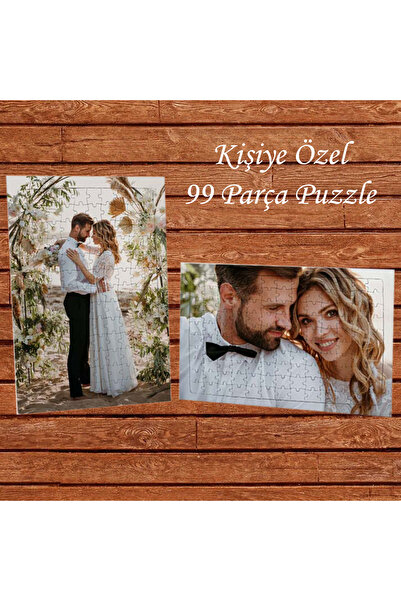 Ceymas Hediyelik Sevgililer Günü Kişiye Özel Resim Baskılı A4 Ebat 99 Parça P...