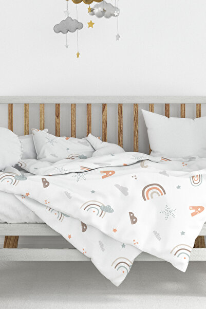 Wheeppo طقم غطاء لحاف Ranforce مصنوع من القطن بنسبة 100% بدون ملاءات ABC