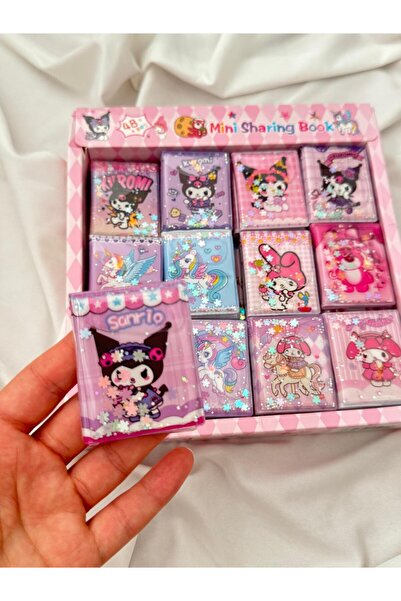 shop دفتر ملاحظات مائي صغير - مع ملصقات ملونة ولطيفة (3 قطع)