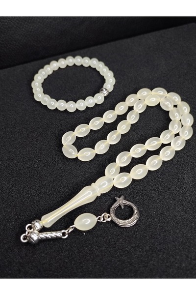 Lio20 مسبحة عين القطة وسوار مجموعة مزدوجة من المجوهرات الرجالية