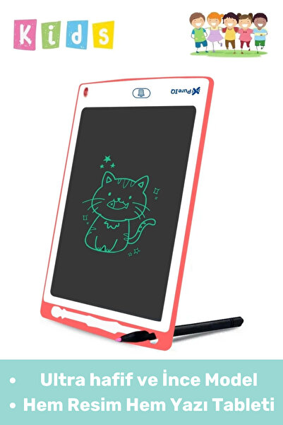 Floranova Premium Lcd Ekranlı Kalemli Dijital Çizim Tableti Yazı Tahtası Boya...