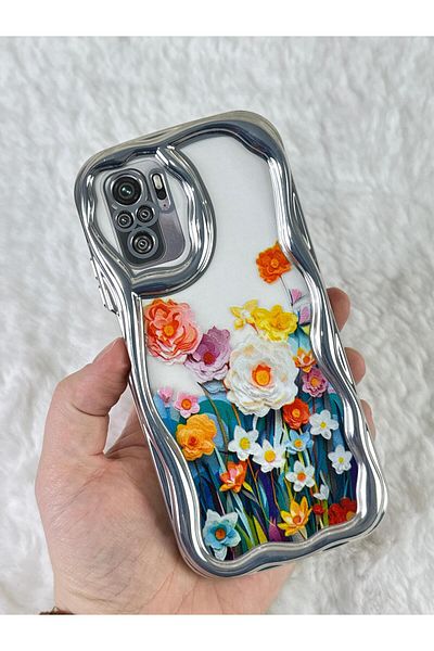Vip Case Redmi Note 10/10S - حافظة Bloss بتصميم أنيق وعصري مع حماية للكاميرا بتصميم زهرة ملونة