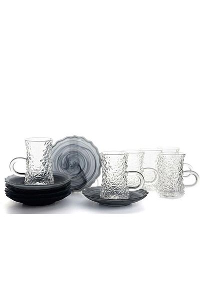 Mikasa Moor 6-piece tea cup set gray p372.817857