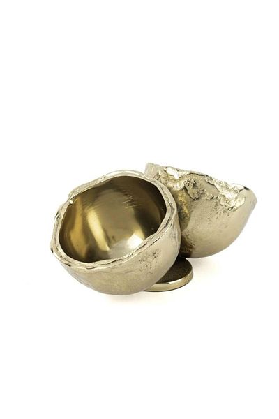 Mikasa Moor Gold Coconut 2 Compartment Dek Metal Bowl 24x12cm P102.395537
