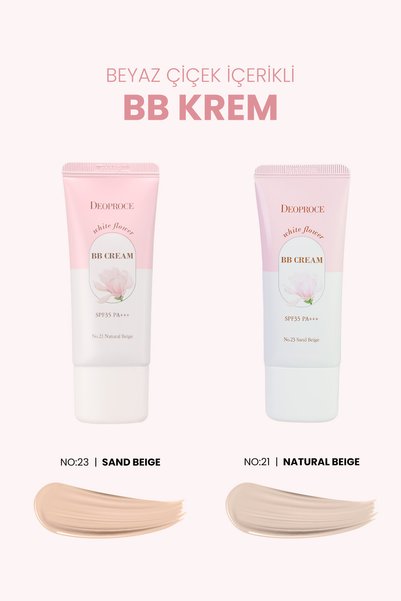 DEOPROCE Beyazlatıcı Ve Işıltı Artırıcı White Flower Bb Krem 30ml No:23