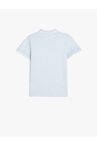 Koton Βαμβακερό μπλουζάκι με γιακά πόλο για αγόρια