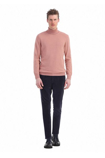 Ramsey Lachsfarbener Strickpullover