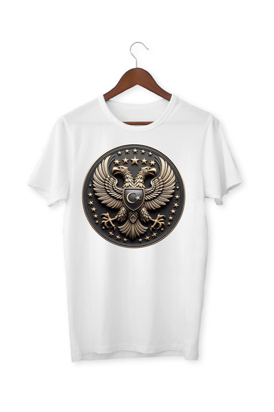 ALPŞAN TİCARET T-shirt sa turskom damom i dvoglavim orlom - T-shirt sa Turskom