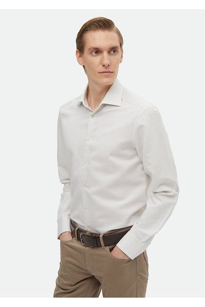 Ramsey Schlichtes, gewebtes Hemd aus klassischer Baumwollmischung im Regular Fit