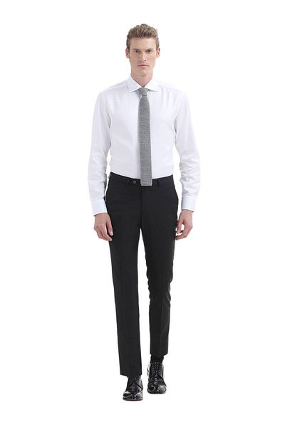 Ramsey Klassische Hose aus 100 % Wolle mit modernem Muster