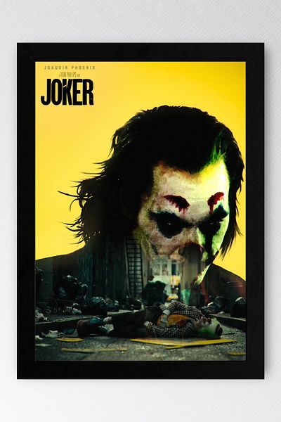 Saturn Pictură înrămată Joker - Pictură poster de film