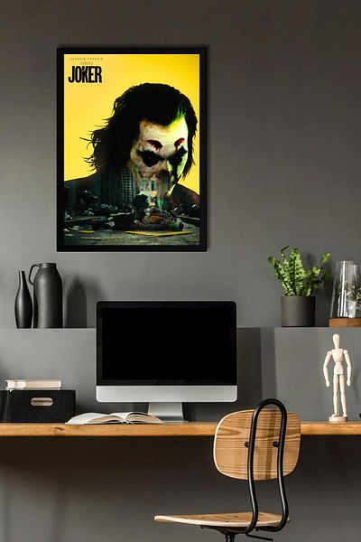 Saturn Pictură înrămată Joker - Pictură poster de film