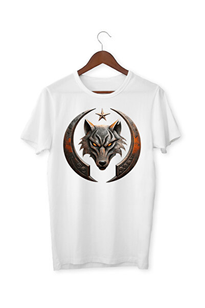 ALPŞAN TİCARET Tricou Wolf cu steag turcesc - Tricou Turcia, Tricou turcesc c...