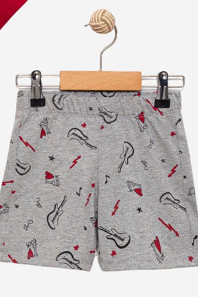 Divonette Unisex Lycra Patterned Bottom-Top Set - Children's Clothing