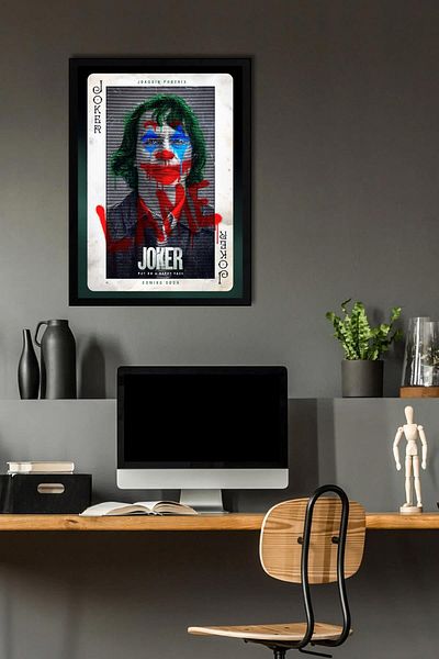 Saturn Pictură înrămată Joker - Pictură poster de film