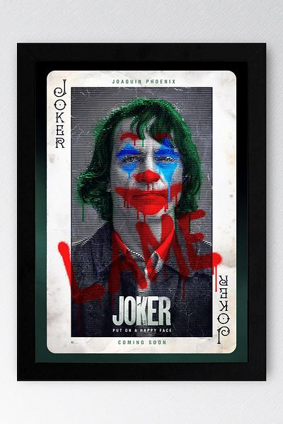 Saturn Pictură înrămată Joker - Pictură poster de film