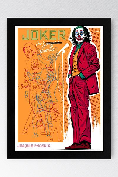 Saturn Pictură înrămată Joker - Pictură poster de film