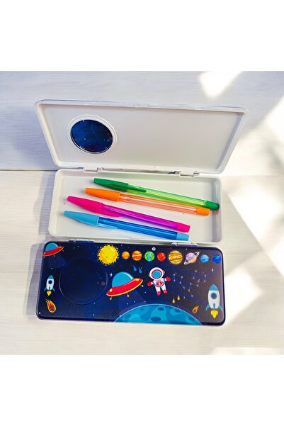 DKY ДИТЯЧИЙ АСТРОНАВТ КОСМІЧНА ТЕМА СПЕЦІАЛЬНИЙ ДИЗАЙН ПЕНАЛЬЧИК