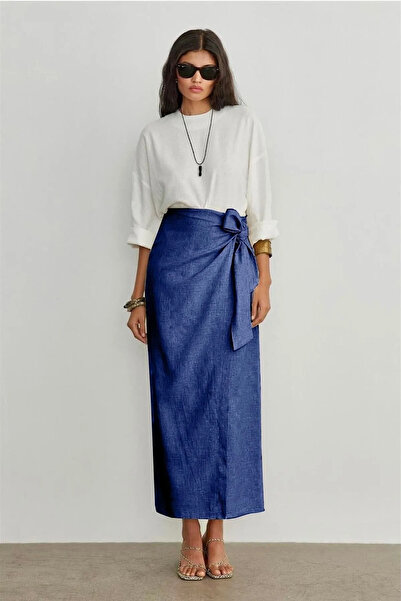 Avakado din material tip stofă Set dublu bluză-fustă