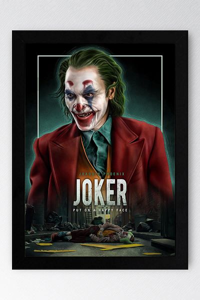 Saturn Pictură înrămată Joker - Pictură poster de film