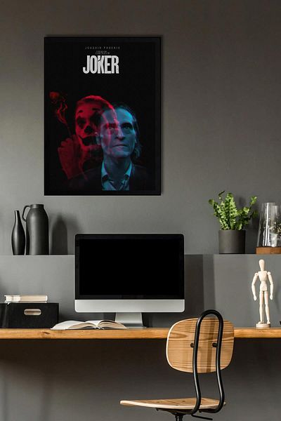 Saturn Pictură înrămată Joker - Pictură poster de film