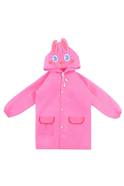 Çocuk Kids Pembe Yağmurluk