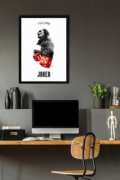 Saturn Pictură înrămată Joker - Pictură poster de film