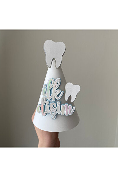 wenucapartyshop İlk Dişim Bebek Parti Şapkası Diş buğdayı Dişim çıktı Fotoğraf çek