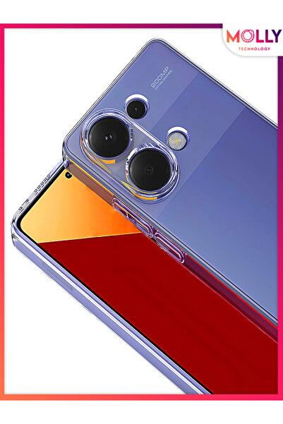 Molly Xiaomi Redmi NOTE 13 PRO 4G İçin Şeffaf Guardian Silikon Kılıf
