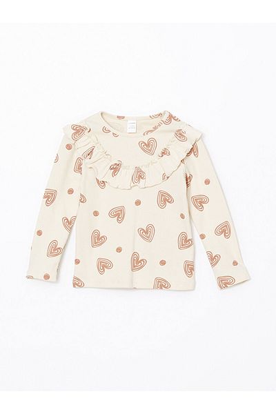 LC Waikiki Lcw Crew Neck Girls' Blouse and Leggings 2 Pcs