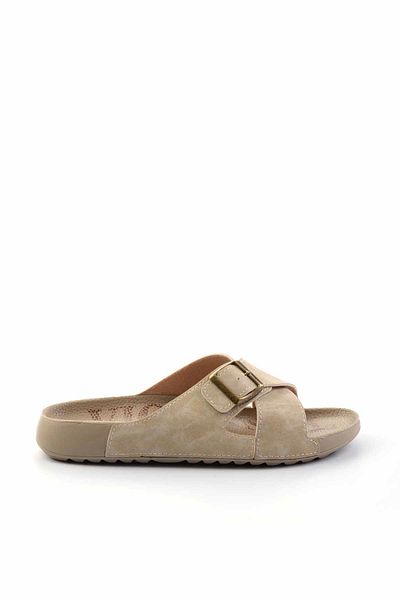 Bambi Men's Beige Slippers - E 04446065209