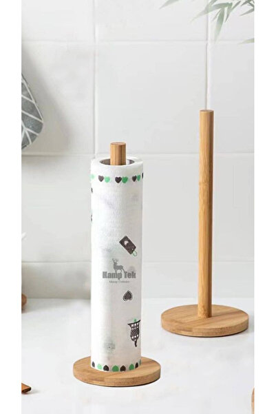 kamptek kamp teknolojisi Τραπεζαρία από μπαμπού - Ξύλινη χάρτινη πετσέτα, θήκ...