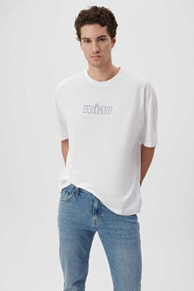 Mavi Miav T-Shirt White Men's T-Shirt M0611704-620