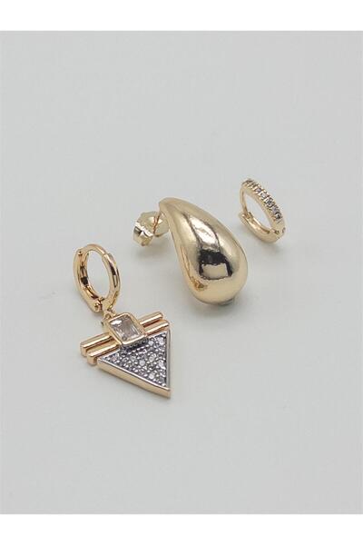 Vouye Stylish Vip Triple Earring Set