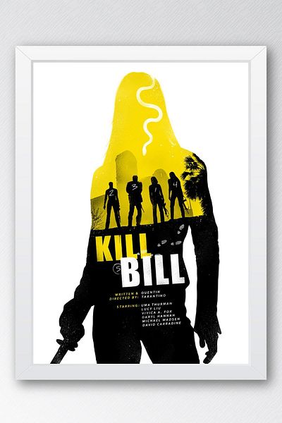 Saturn Kill Bill Πίνακας με κορνίζα - Πίνακας αφίσας ταινίας