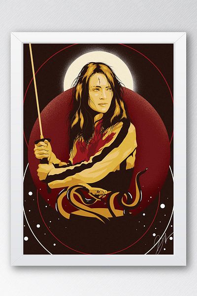 Saturn Kill Bill Pictură înrămată - Pictură poster film