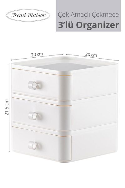 Trend Maison Multi-Purpose Drawers Table Top Organizer Organizer