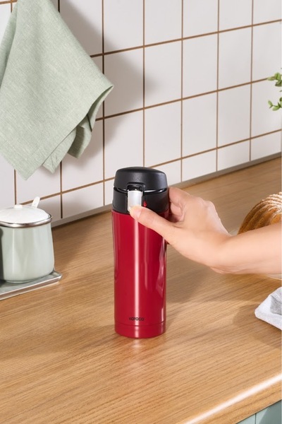 Karaca Pluton Çelik Sızdırmaz Termos 350 Ml Kırmızı